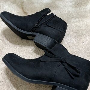 Black Ankle Boots for Kids/Teen